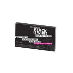 Curaprox Black Is White Chew To the Beat Chewing Gum For White Teeths 12 picies