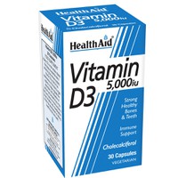 HEALTH AID VITAMIN D3 5000IU 30TABL
