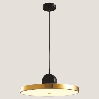 Round Led Gold Pendant Light 36W 3000K 2700Lm