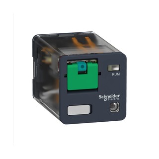 Plug-in Relay 3 Contacts CYLIND + LED 12VDC RUMC32