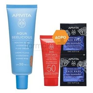 APIVITA Aqua Beelicious Κρέμα Προσώπου με Χρώμα SP