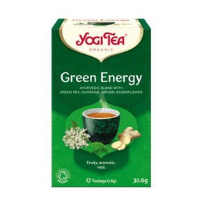Yogi Tea Green Energy Βιολογικό Τσάι για Τόνωση, 1