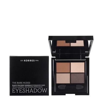 Korres Eyeshadow Quad The Bare Nudes Παλέτα Σκιών 