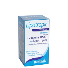 Health Aid Lipotropic Vitamins B & C, 60tabs