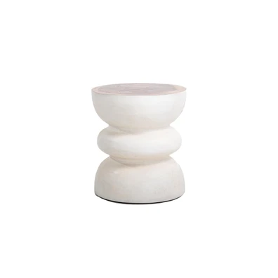 Σκαμπό Najib White Natural (40x40x45) Soulworks 09