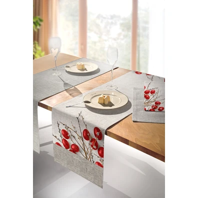 Πασχαλινή Τραβέρσα Easter 17 red 40x160 Saint Clai