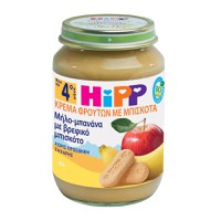 Hipp Βρεφική Φρουτόκρεμα Μήλο, Μπανάνα & Βρεφικό Μ