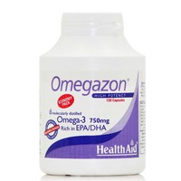 Health Aid Omegazon 750mg 120 Κάψουλες - Ιχθυέλαιο