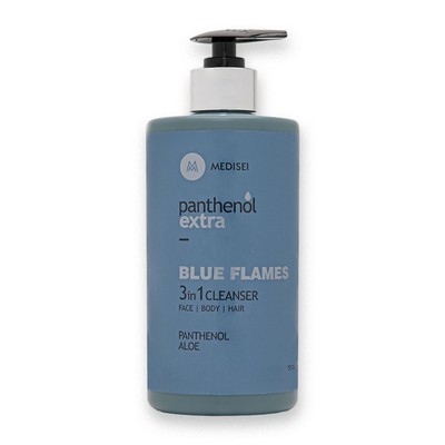 Panthenol Extra Blue Flames 3in1 Cleanser Ανδρικό 