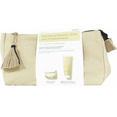 KORRES Promo White Pine Day Cream Dry Mature Skin Κρέμα Ημέρας Λευκή Πεύκη Για Κανονικές, Μικτές Επιδερμίδες 40ml & Δώρο Body-Lift Cream Συσφικτική Κρέμα Σώματος 125ml & Δώρο Συλλεκτικό Νεσεσέρ
