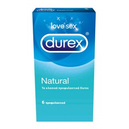 Durex Natural Κανονικά Προφυλακτικά, 6 τεμάχια