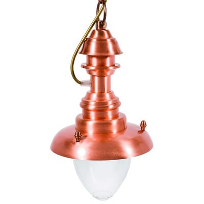 BRASS PENDANT LIGHT COPPER COLOR HEIGHT:40cm Ε27 I