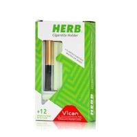 Herb Cigarette Holder 12 Ανταλλακτικά Φίλτρα Με Θή