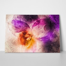 Frozen orchid flowers abstract painting 105675713 a