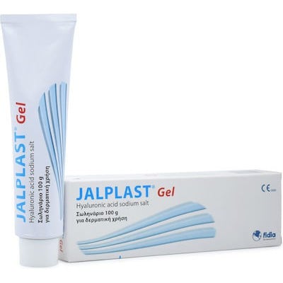 JALPLAST Gel Με Υαλουρονικό Οξύ Διεγείρει Τη Φυσιολογική Διαδικασία Επούλωσης Των Ιστών Του Οργανισμού 100g