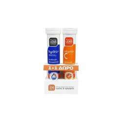 Pharmalead Promo (1+1 Δώρο) Hydro+ Ηλεκτρολύτες Με Βιταμίνες & Μέταλλα 20 αναβράζουσες ταμπλέτες & Vitamin C 550mg Για Ενίσχυση Του Ανοσοποιητικού 20 αναβράζουσες ταμπλέτες