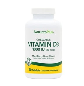 Nature's Plus Vitamin D3 Adult's Chewable 1000iu, 