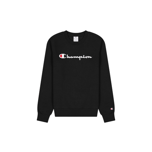 Champion Women Crewneck Sweatshirt (116586)-BLACK