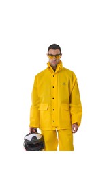 Men’s rain-suit, street long, Yellow