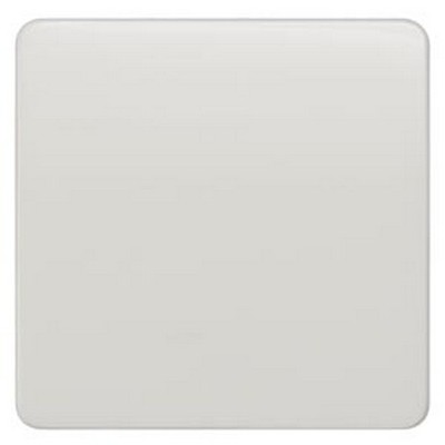 Delta Profil Switch Plate Titanium White 65x65 mm