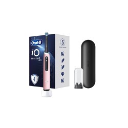 Oral-B IO Series 5 Magnetic Pink Electric Toothbrush For Cleaning & Gum Care White 1 piece