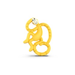 Matchstick Monkey Mini Monkey Teether Yellow Κρίκος Οδοντοφυΐας 1 τεμάχιο