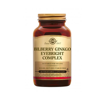 SOLGAR BILBERRY-GINKGO EYEBRIGHT COMPLEX 60VEG. CAPS