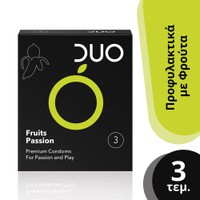 Duo Fruits Passion 3τμχ - Προφυλακτικά Με Γεύσεις