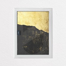 Abstract black gold a