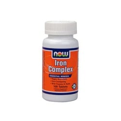 Now Iron Complex Vegetarian, 100 Tabs (+Folic Acid)
