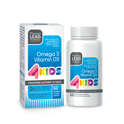 PharmaLead 4Kids Omega 3 & Vitamin D3 Ζελεδάκια γι