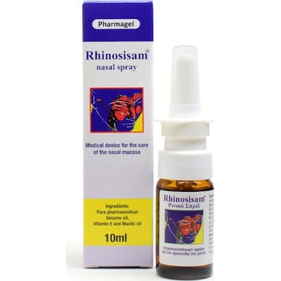RHINOSISAM Nasal Spray, Ρινικό Σπρέϊ Καθαρού Σησαμελαίου  10ml