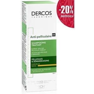 VICHY Dercos anti-pelliculaire DS ξηρά μαλλιά 200m