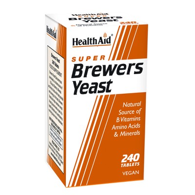 HEALTH AID Super Brewers Yeast Συμπλήρωμα Διατροφής Με Μαγιά Μπύρας x240 Δισκία