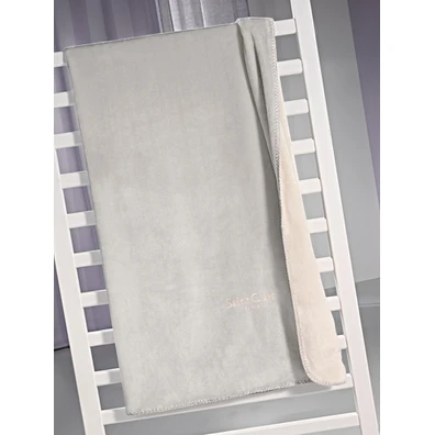 Προσφορα! Κουβέρτα Βρεφική Velvet Silver 100x140 δ