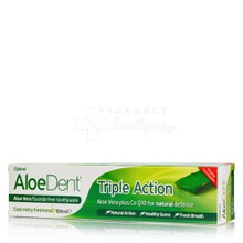 Optima Aloe Dent Triple Action - Οδοντόπαστα Τριπλής Δράσης, 100ml