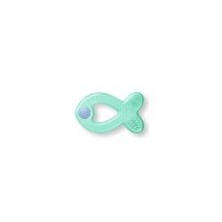 Nuk Extra Cool Teething Ring 3m+ Green Fish 1 picie