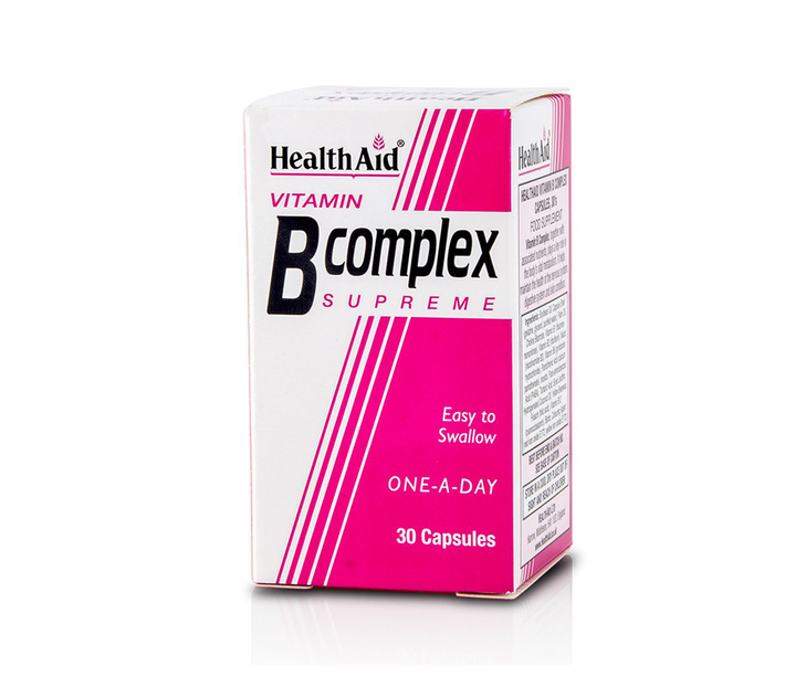 HEALTH AID VITAMIN-B COMPLEX 30CAPS