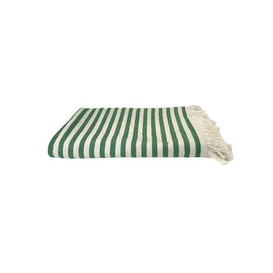 Πετσέτα Θαλάσσης Little Stripes Πράσινο (Verde) 95