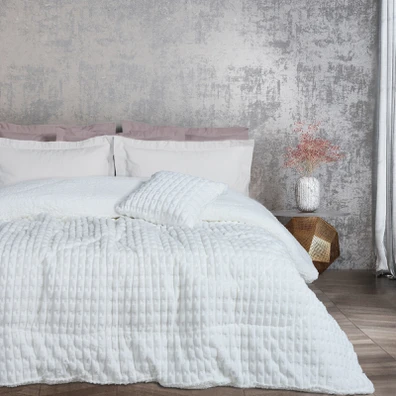 Das Home Κουβερτοπαπλωμα Sherpa Μονο 1176 White 16