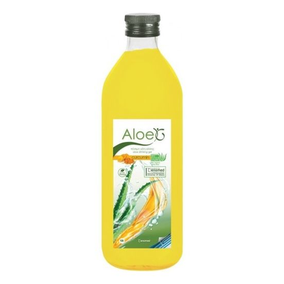 GENOMED Aloe G 100% Φυσικός Χυμός Πόσιμης Κρητικής Αλόης Με Γεύση Κουρκουμά 1000ml