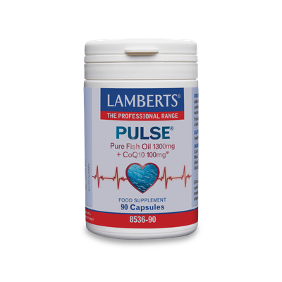 Lamberts Pulse Pure Fish Oil 1300mg & CoQ10 100mg 