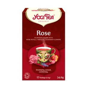 Yogi Tea Rose Βιολογικό Τσάι με Τριαντάφυλλο, 17 Φ