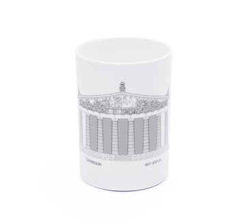 Parthenon bone china mug