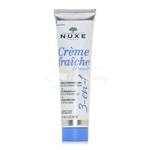 Nuxe Creme Fraiche 3 in 1 48H Moisturising Cream, Make-up Remover Milk & Plumping Mask - Ενυδάτωση / Καθαρισμός / Μάσκα Προσώπου, 100ml