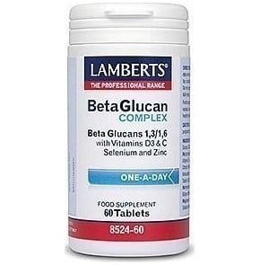 Lamberts Beta Glucan Complex Συμπλήρωμα, 60 Tabs