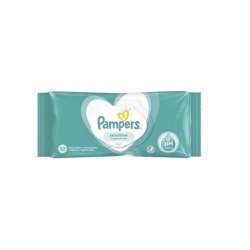 Pampers Sensitive Wipes 52 picies