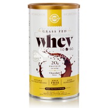 Solgar Whey to Go Protein Powder Chocolate - ΣΟΚΟΛΑΤΑ, 377gr