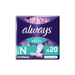 Always Daily Fresh Normal 20 Pantyliners