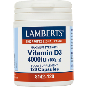 LAMBERTS Vitamin D3 4.000iu 120caps